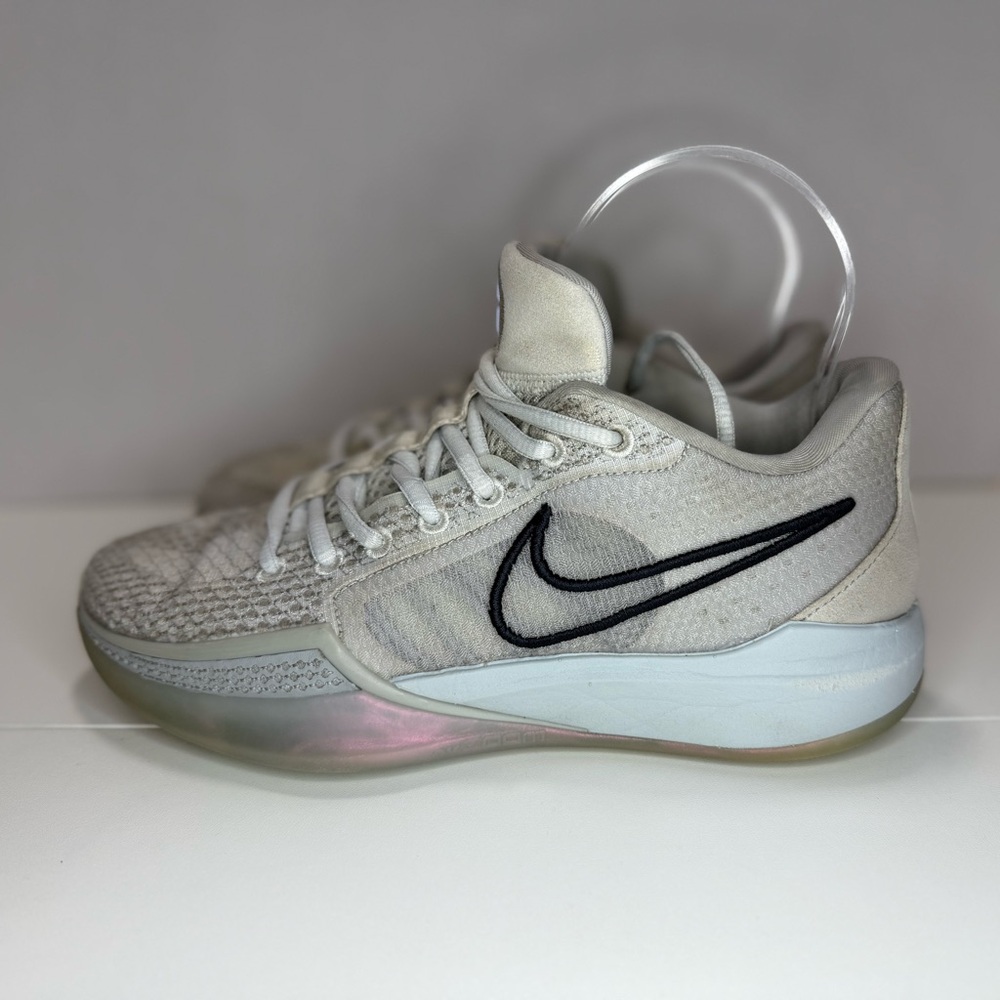 Nike Sabrina 1 Ionic Photon Dust White Sneakers, Size 5.5